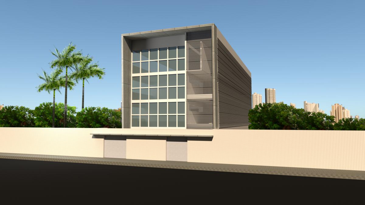 Projeto de escola de educação básica com 715,0 m².